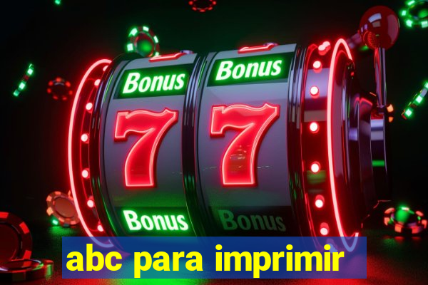 abc para imprimir